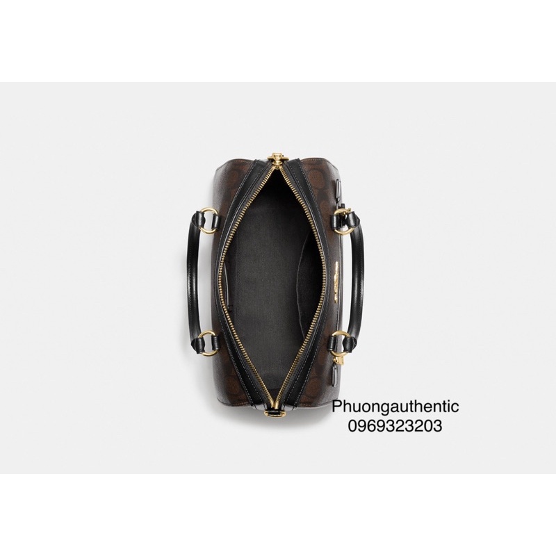 Túi trống Coach logo signature AUTHENTIC