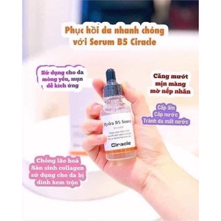 SERUM DƯỠNG ẨM PHỤC HỒI CIRACLE HYDRA B5 SOURCE 30ML