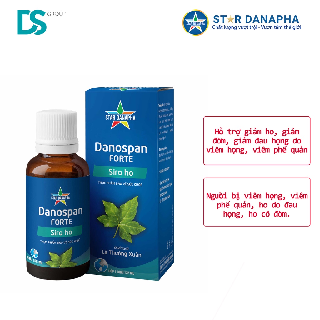 Siro Ho DANOSPAN FORTE Star Danapha 125ml