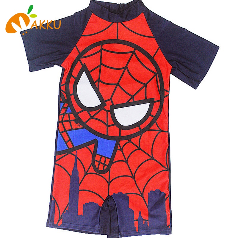 Bộ Đồ Bơi In Hình Người Nhện Marvel Dễ Thương Cho Bé Trai