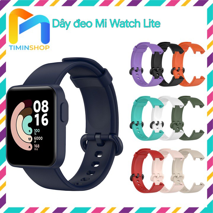 Dây Xiaomi Mi Watch Lite - Chất silicone