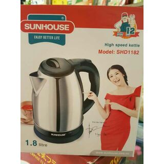 Ấm đun nước siêu tốc SUNHOUSE 1,8L