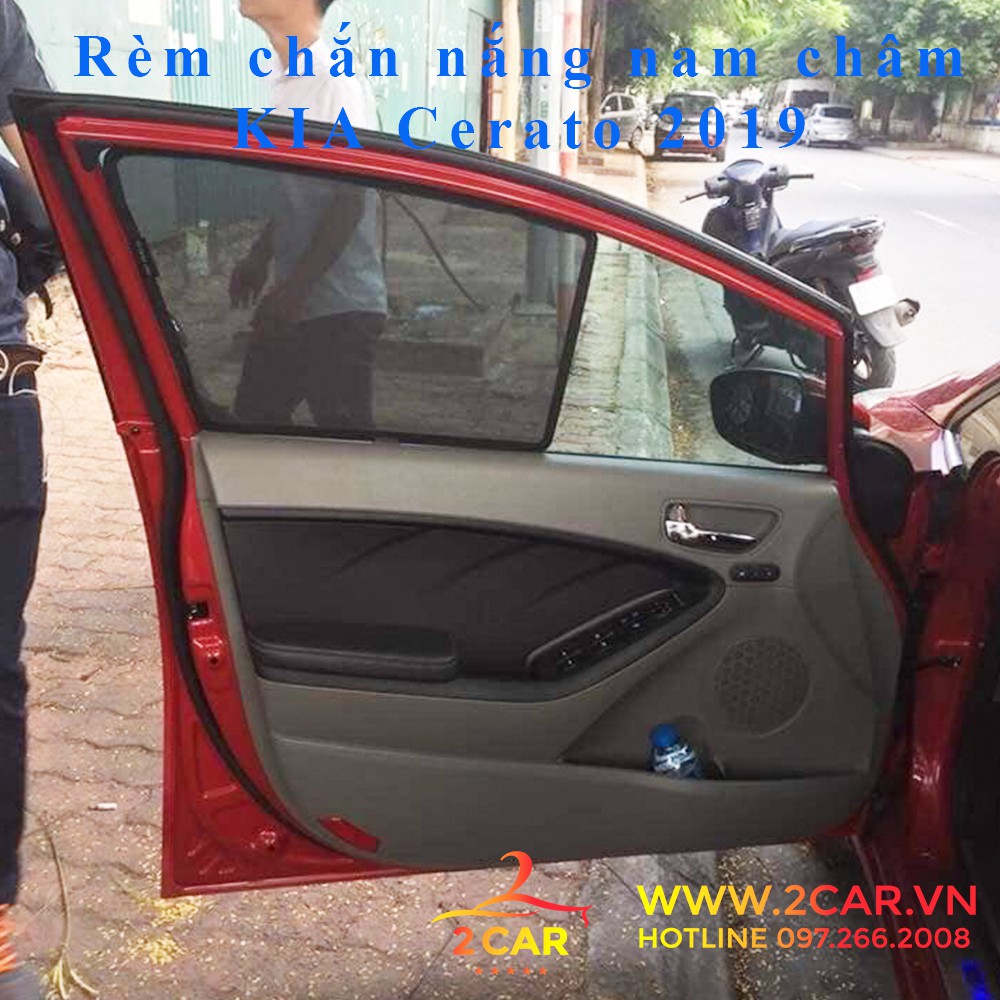 Rèm che nắng xe Kia Cerato 2015-2021, K3, Forte có hút nam châm