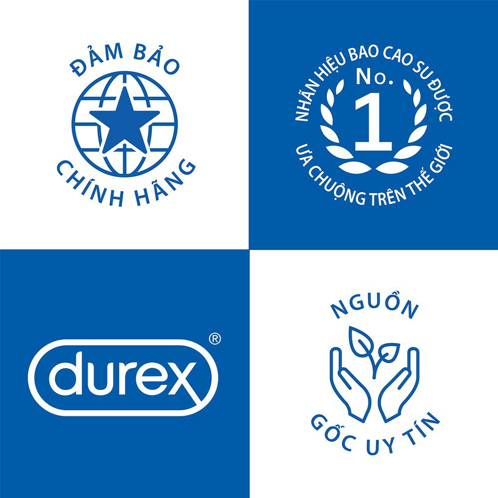 Hộp 12 chiếc, Bao cao su Durex Kingtex, BCS ôm sát, se khít, chân thật, kéo dài quan hệ - Trung Đông Pharmacy