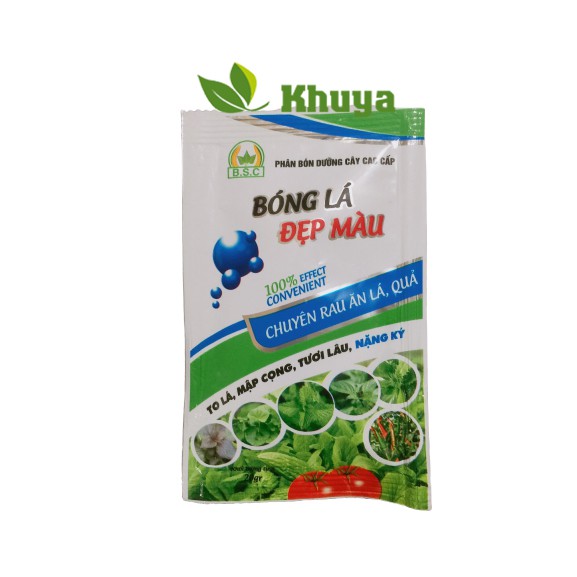 Phân bón dưỡng cây cao cấp Bimix Bóng lá Đẹp màu 20gr Chuyên Rau ăn lá, quả