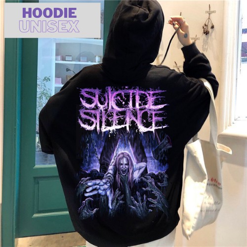 Áo khoác hoodie suicide silence KAKISHOP chất nỉ bông 2 lớp form siêu rộng Unisex nam nữ | BigBuy360 - bigbuy360.vn