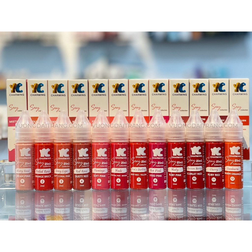 [ CHÍNH HÃNG ] Mực YC 2in1 Sexy Collection 5m, fullsize 15ml