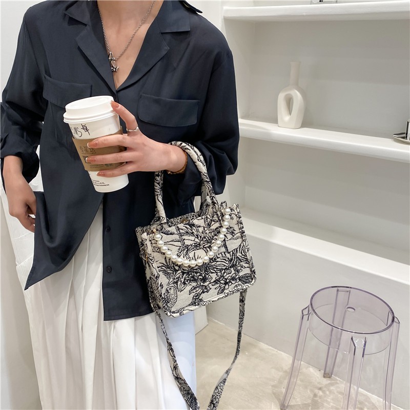 Túi Xách Nữ Vải Bạt Thời Trang Hàn 2021