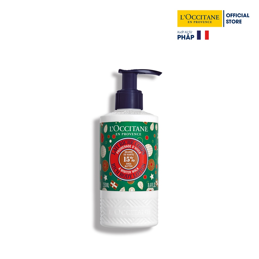 Sữa Dưỡng Thể Hương Quả Sung Thanh Ngọt Winter Walk Rich Body Lotion 250ml L'Occitane