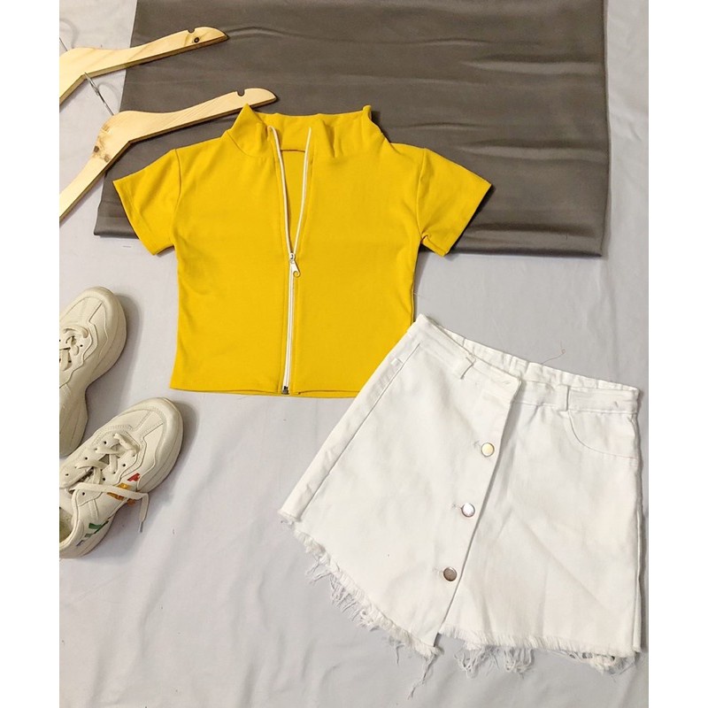 Quần giả váy nút kiểu ( ảnh thật) [Hàng Đẹp] | BigBuy360 - bigbuy360.vn