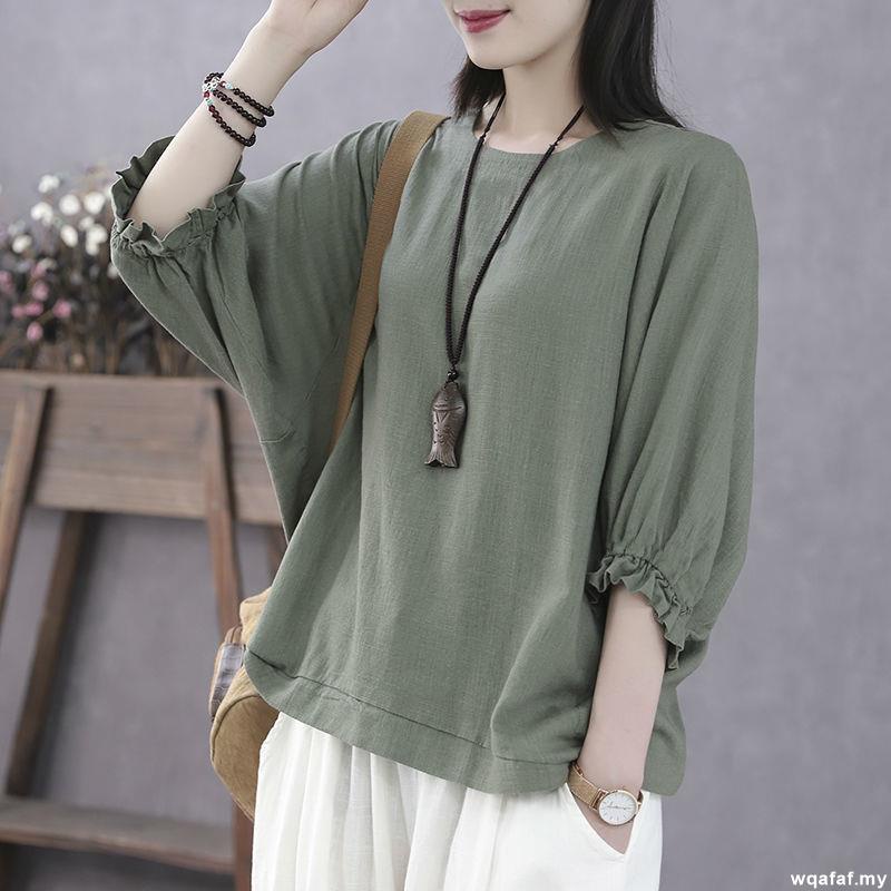 Plus Áo Cánh Dơi Tay Lửng Dáng Ôm Cỡ Lớn Cho Nữ plus size si5.31