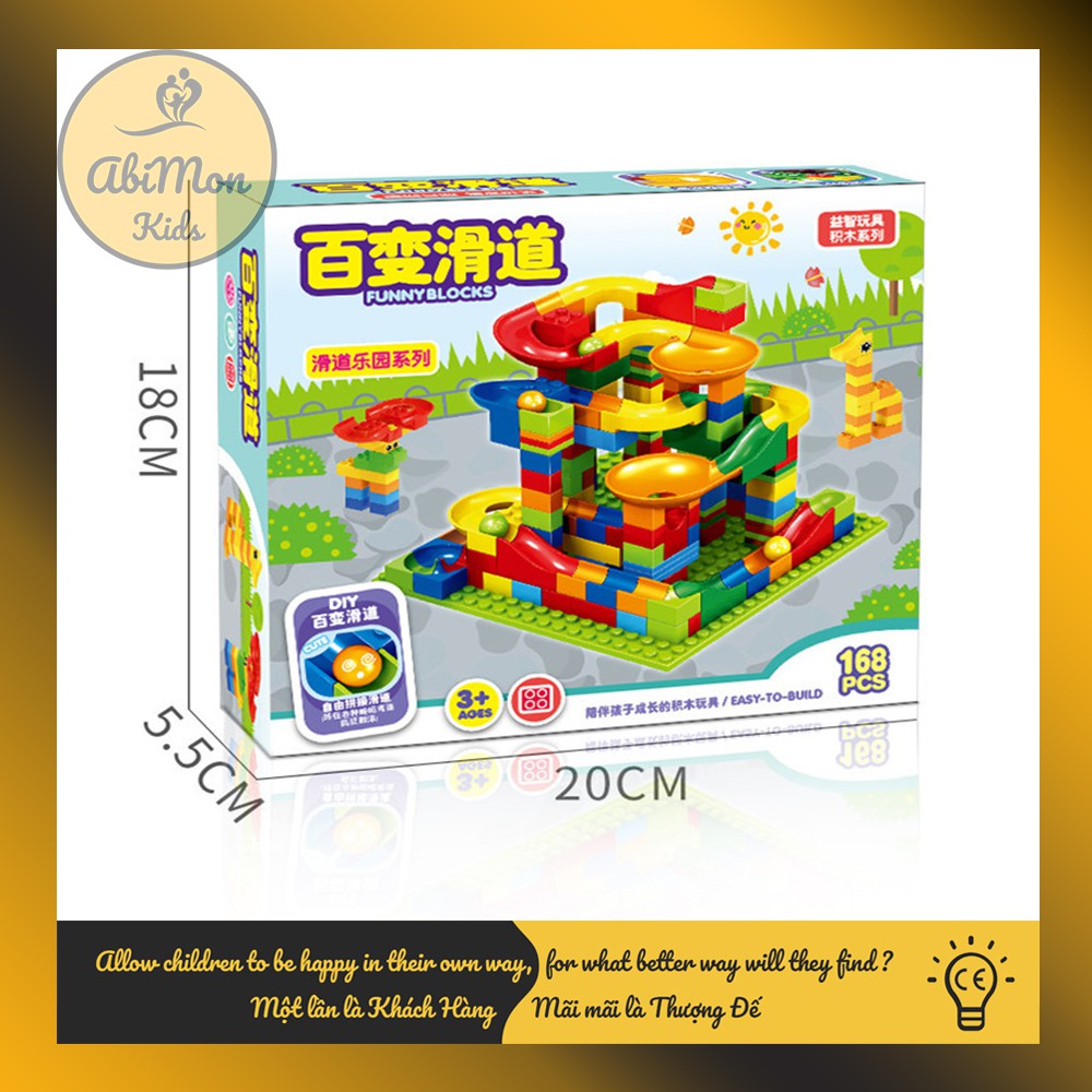 Bộ Lego Thả Bi Cho Bé (168 chi tiết) ☘️ Montessori cao cấp ✨ (Đồ chơi Gỗ - Đồ chơi Giáo Dục - An toàn - Thông minh)