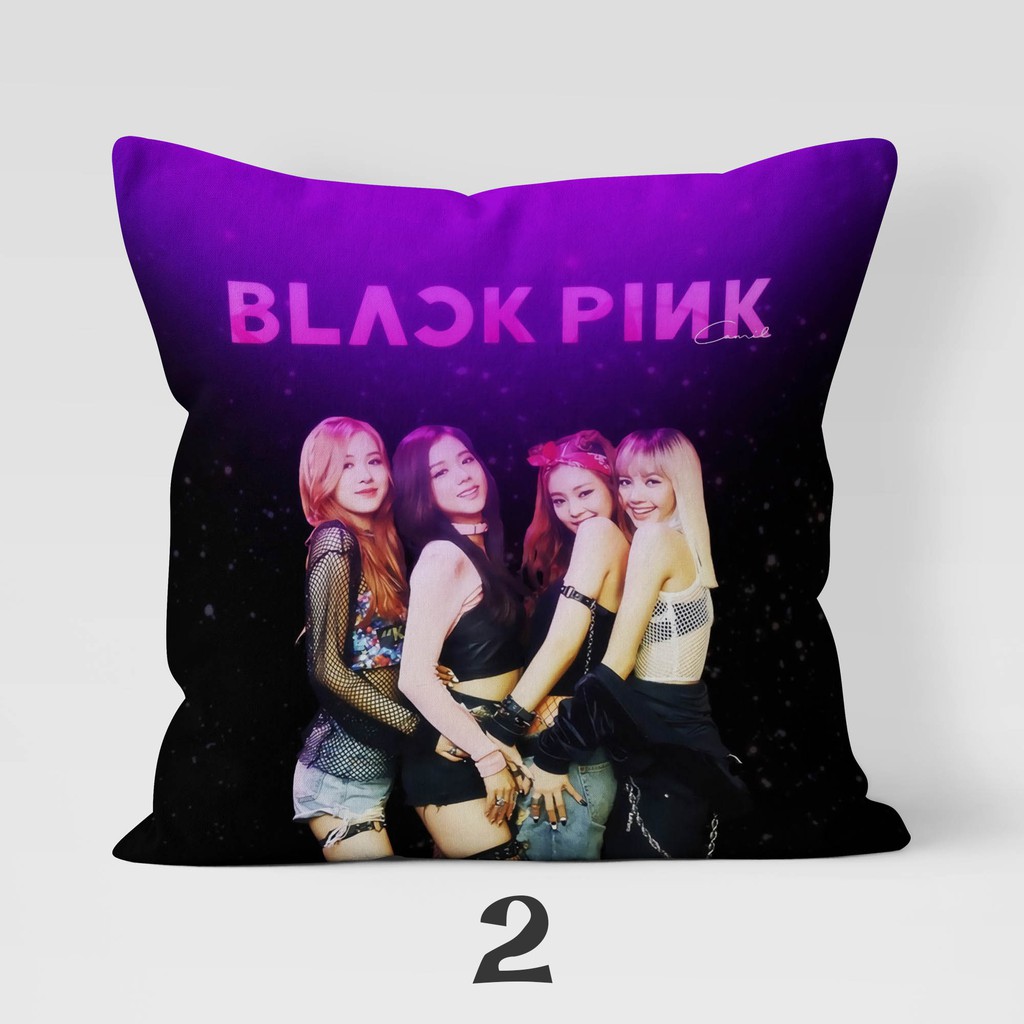 Gối Vuông In Hình Nhóm Nhạc Blackpink Dùng Làm Quà Cưới