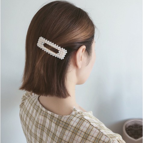 [ GIÁ SẬP SÀN] Kẹp tóc ngọc trai nhân tạo cổ tích Hàn Quốc phụ kiện tóc thời trang nữ bền đẹp Hot trend - Xinh Store