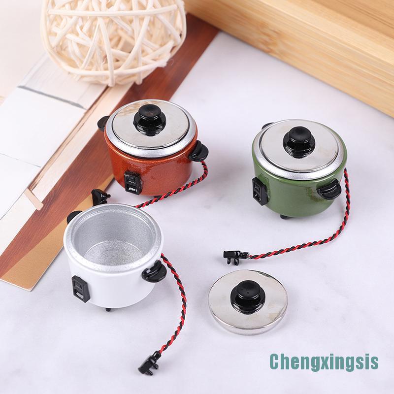 1 Mô Hình Nồi Cơm Trang Trí Nhà Búp Bê Tỉ Lệ 1: 1