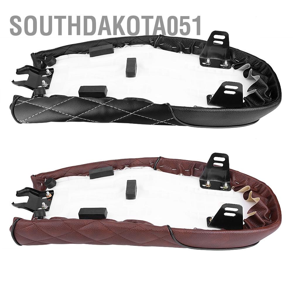 🎉Hàng Sẵn Yên xe mô tô phẳng Da PU Cổ điển cho Honda Cafe Racer CG125 GN CG CB400SS