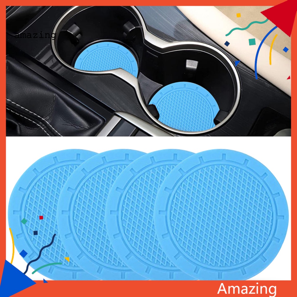 Đế Lót Ly Chịu Nhiệt Chống Trượt Dành Cho Xe Hơi