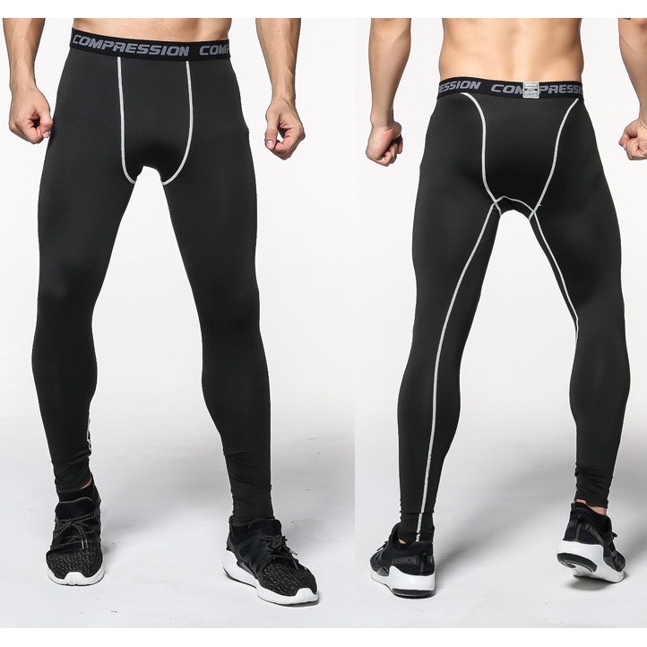 Quần Legging cho nam tập gym chơi thể thao