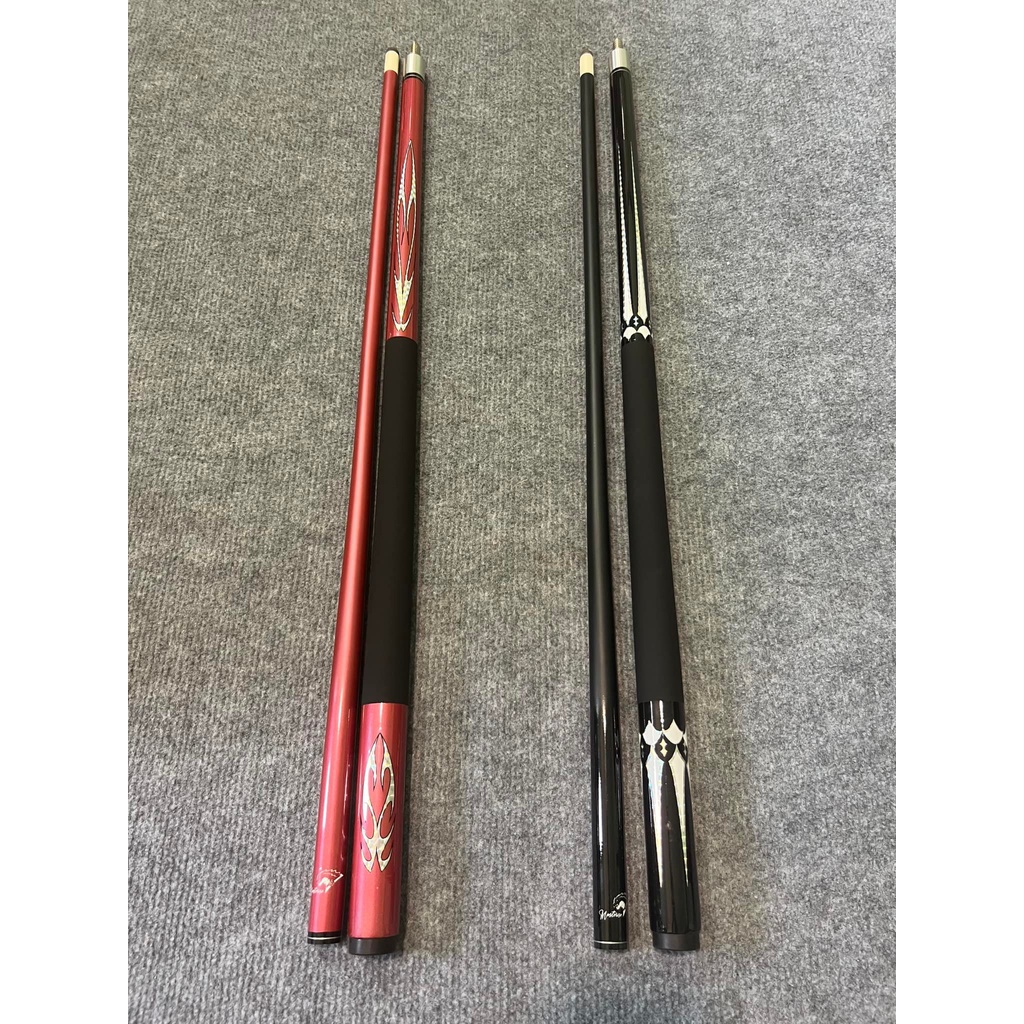 Cơ Bida Carbon Nâng Cấp Đầu Tẩy Và Trợ Lực - Cơ, Gậy Carbon Khủng Long Chuyên Nghiệp,Cao Cấp - Tặng Kèm Găng Tay, Lơ