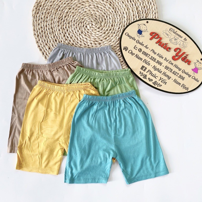 SALE!! SÉT 5 QUẦN ĐÙI CHẤT THUN LẠNH HÀNG MINKY CỰC MÁT (SP001393 )