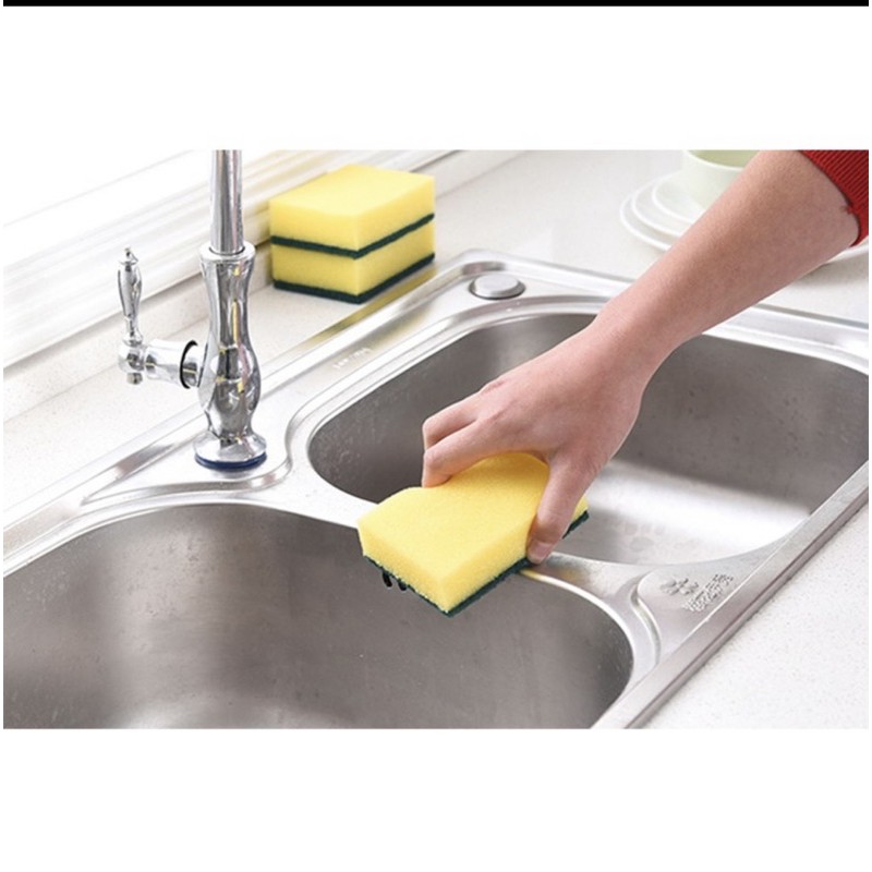 miếng rửa bát 2 mặt xanh