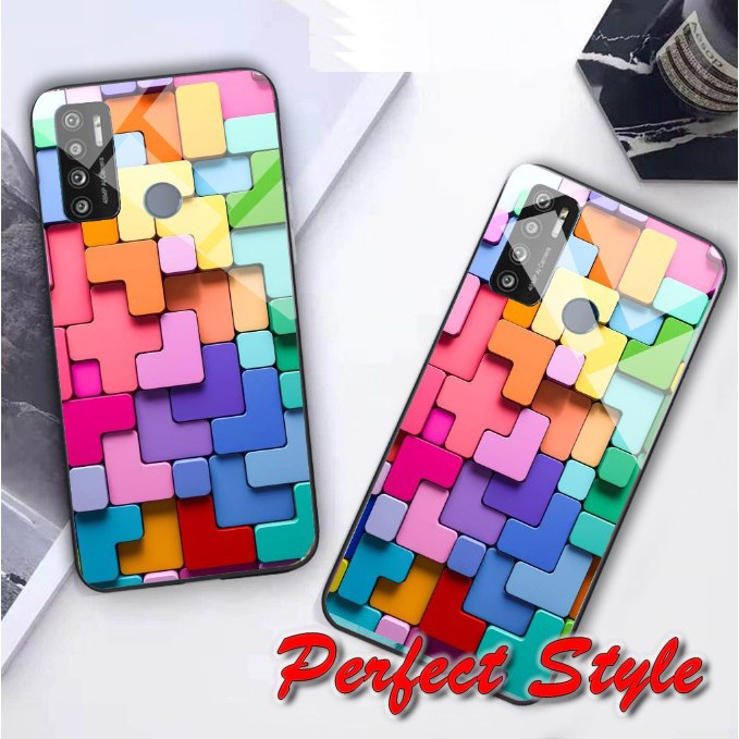 Ốp Lưng phủ bóng xếp hình Oppo A74 / A54