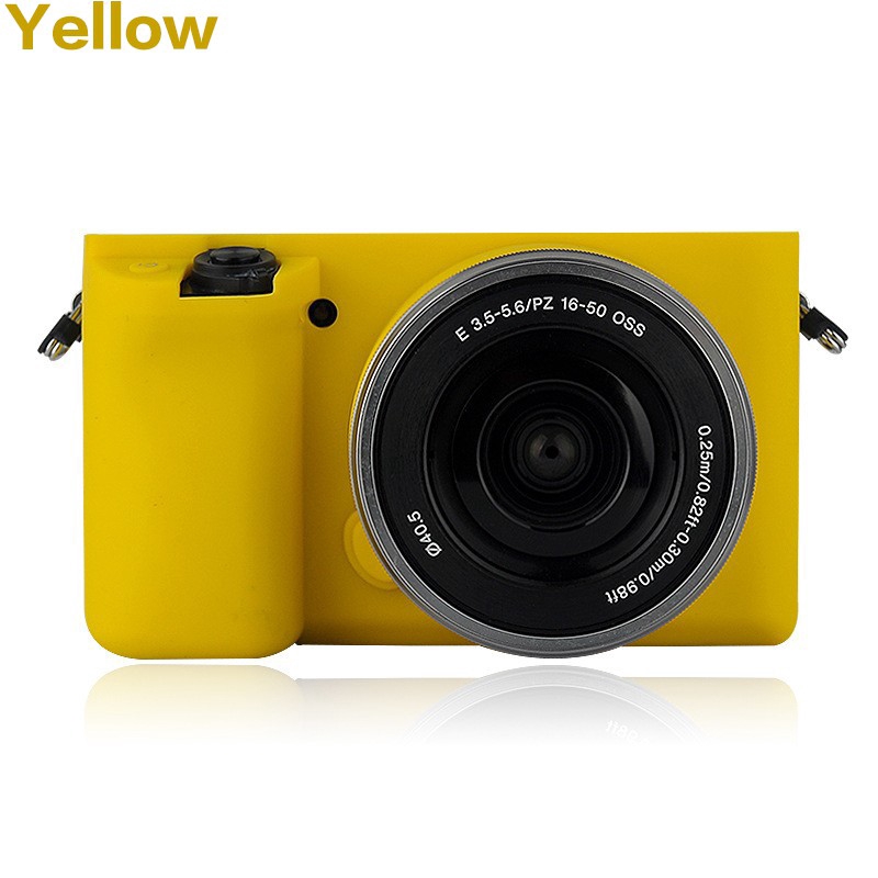 Soft Silicone Rubber Camera Protective Case For Sony A6000 ILCE6000