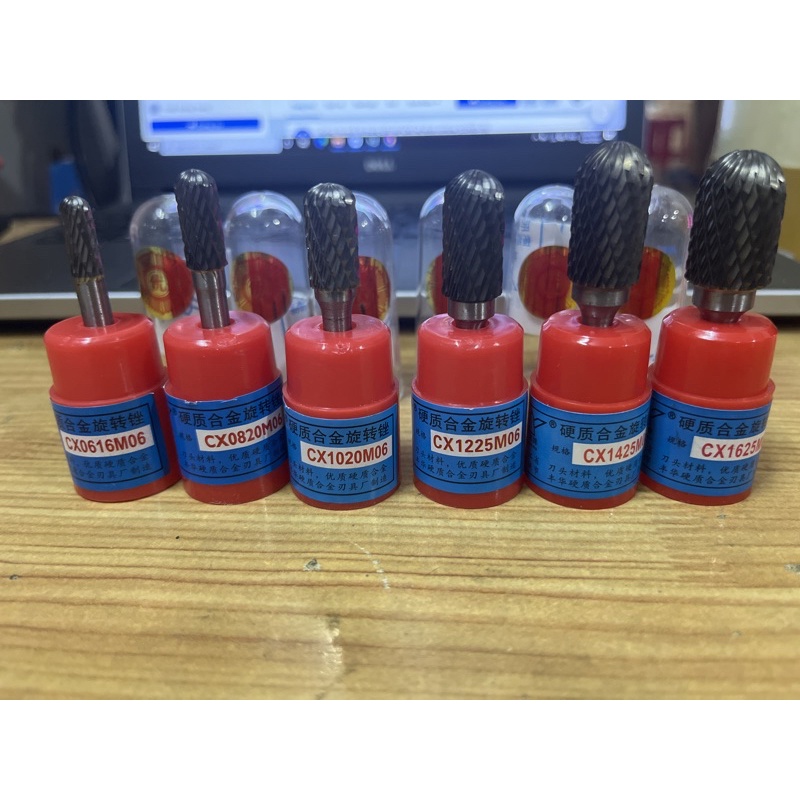 Mũi mài mũi doa hợp kim cán 6 CX 6mm 8mm 10mm 12mm 14mm 16mm