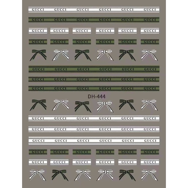 Sticker 3d dán móng tay nail thương hiệu hot mới