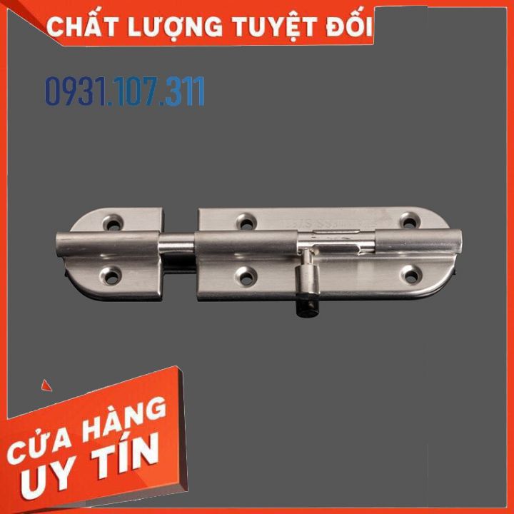 Chốt khóa cửa, then khóa cửa bằng vật liệu thép không gỉ K07 loại 6 inch bền bỉ và chắc chắn.