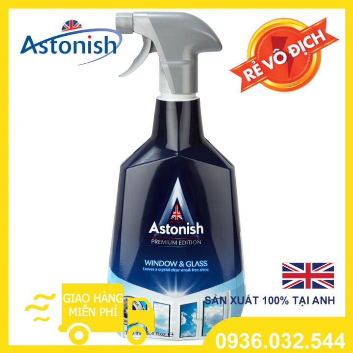 Tẩy cặn canxi AstonishFREESHIP 50kNước lau kính Astonish C6950_750ml