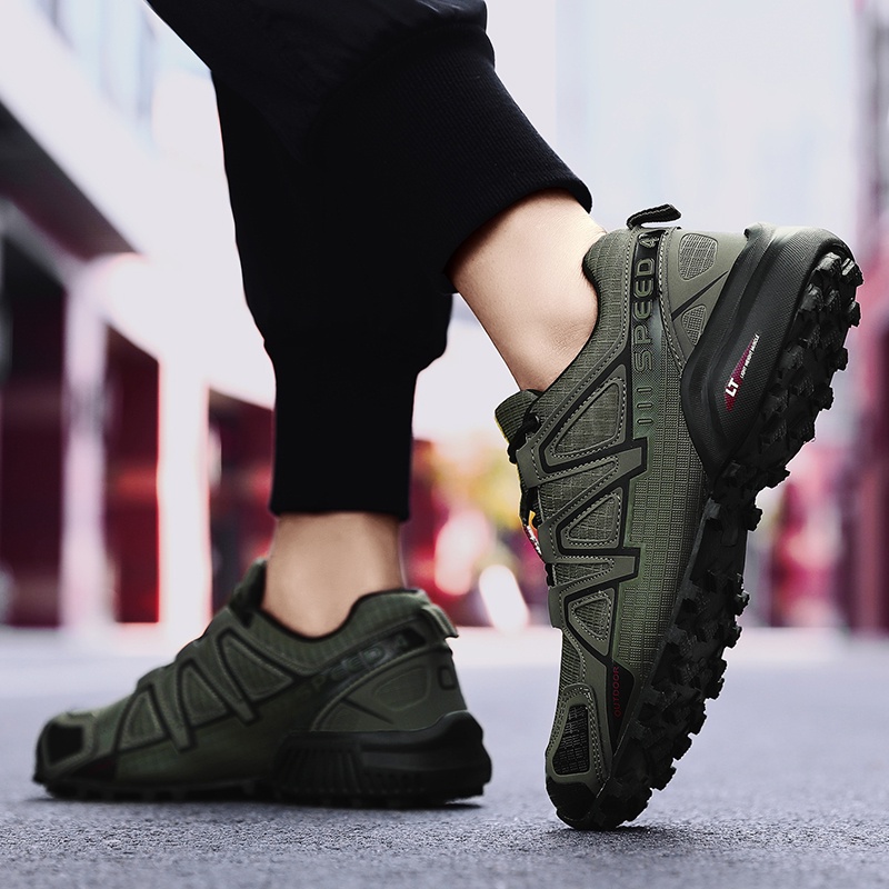 Giày Thể Thao Leo Núi Thiết Kế Cổ Thấp Chống Trượt Thoáng Khí Size 39~47