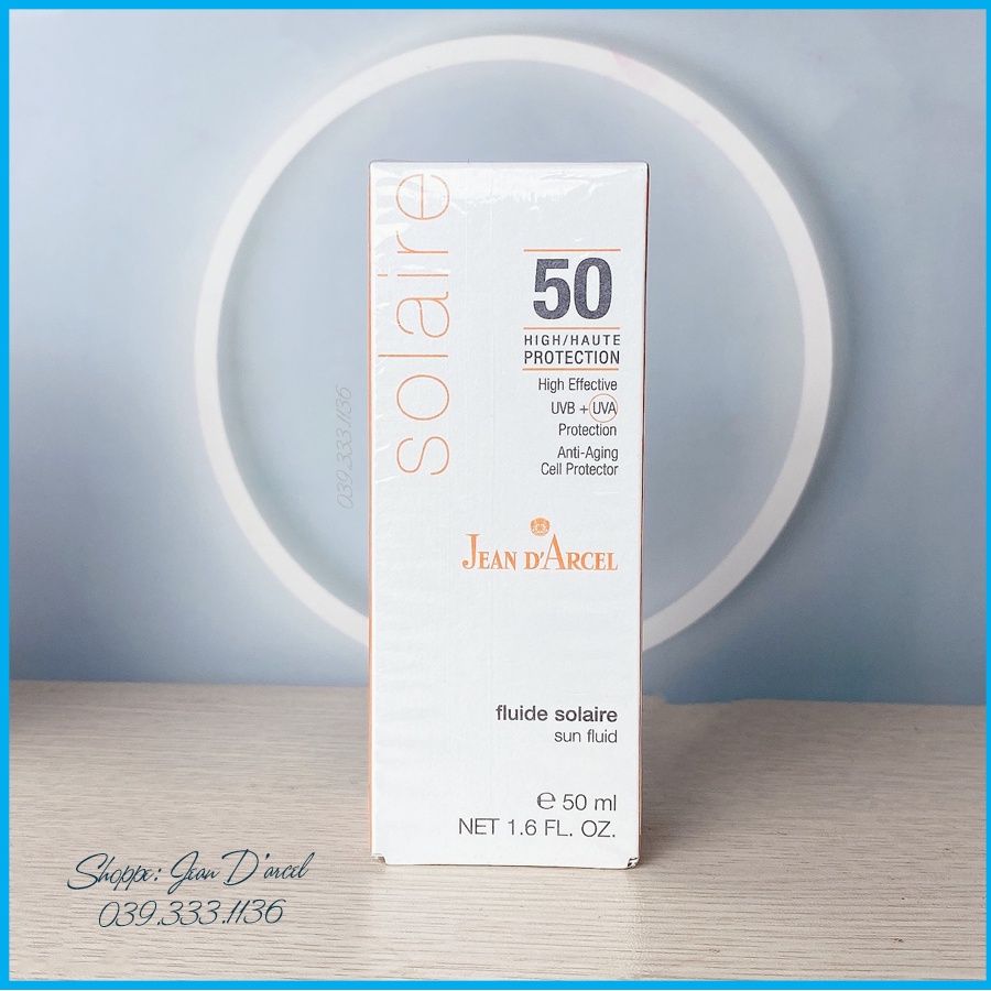 [CHÍNH HÃNG] Sữa chống nắng SPF50 Jean D'Arcel _ Jean Darcel Sun Fuild 50ml