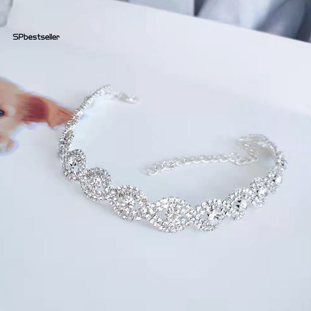 Vòng Cổ Đính Đá Nhân Tạo Thời Trang Dành Cho Thú Cưng