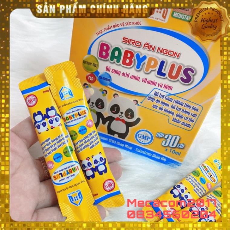 baby plus 10 gói lẻ dùng thử siro ăn ngon (babyplus) hapi việt nam