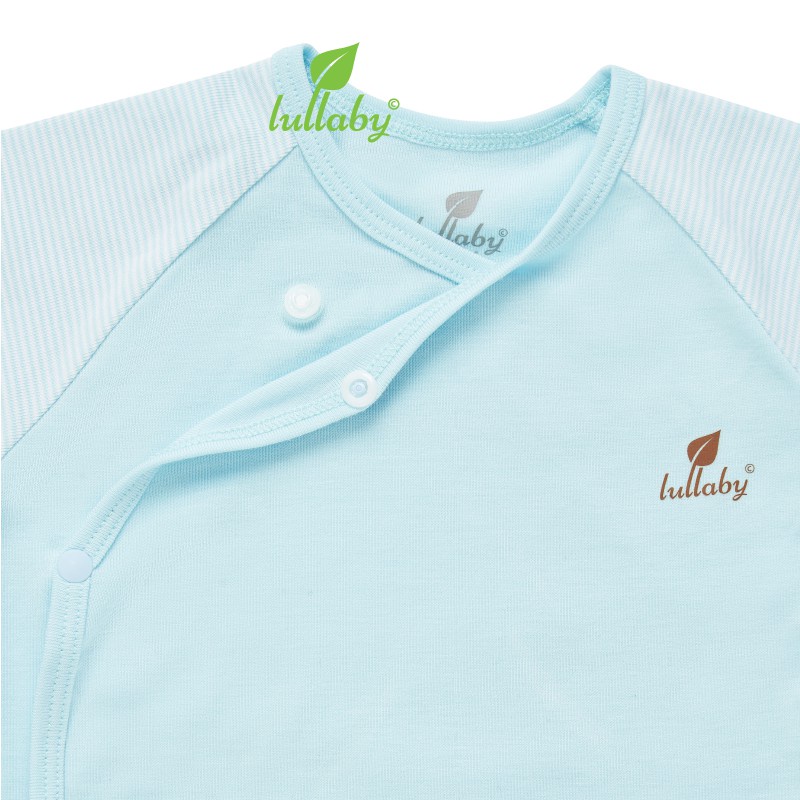 Lullaby - NH607P - Bộ quần áo cài chéo - BST BST MODAL Sơ sinh 2021