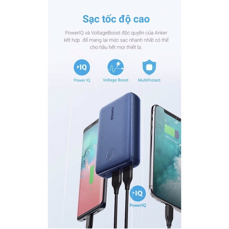 Sạc Anker 10000mAh chính hãng (Pass lại vì được người anh làm ở Anker tặng nhưng không dùng đến)