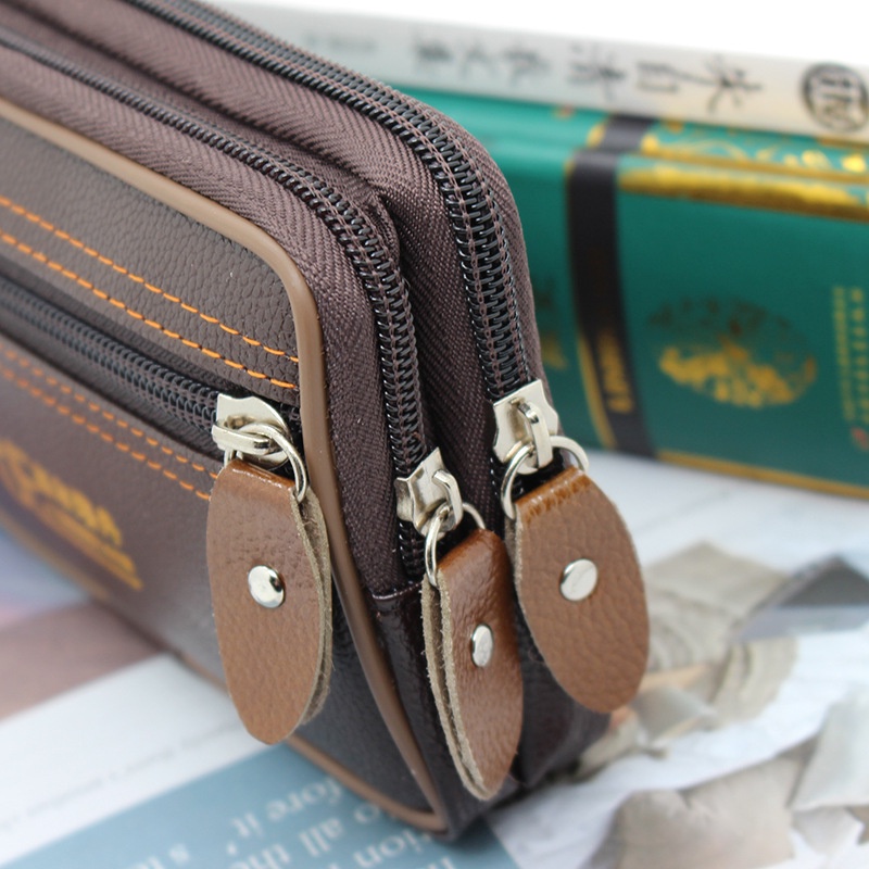 Túi Da Pu Đựng Điện Thoại Đeo Hông Tiện Dụng