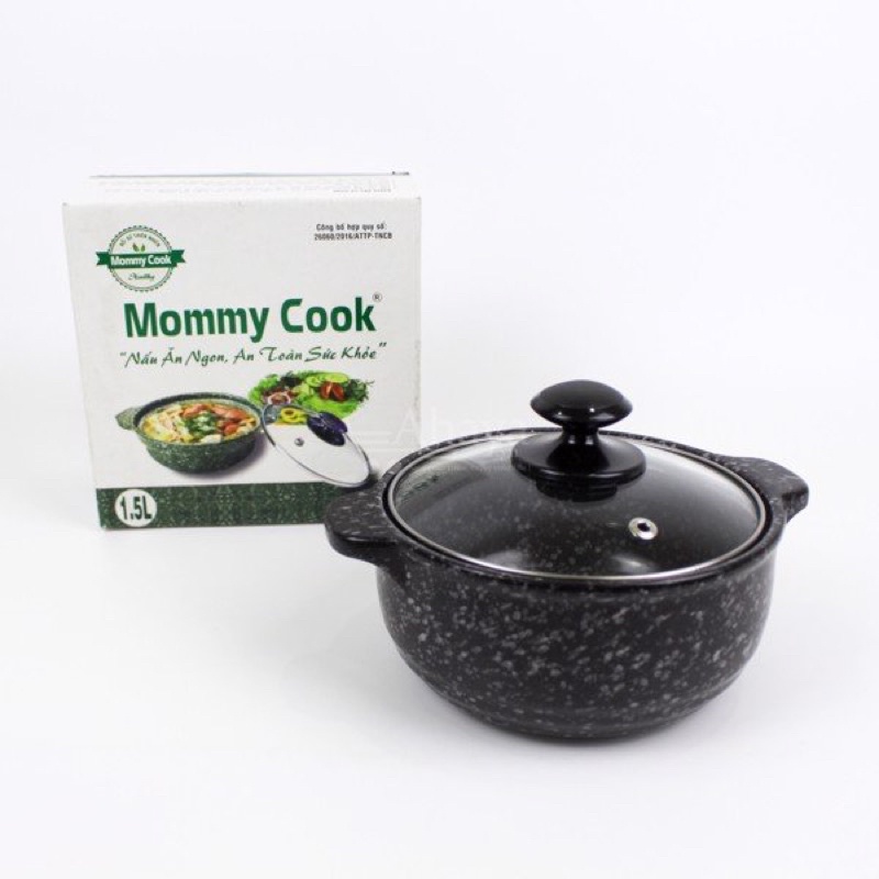 Nồi sứ vân đá hoa cương mommy cook