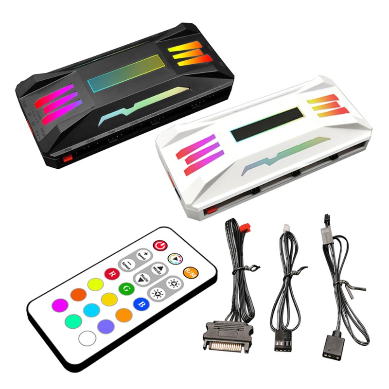 Bộ Bảng Mạch Điều Khiển Quạt Tản Nhiệt PC Kết Nối Đồng Bộ Với Bo Mạch Chủ COOLMOON ARGB