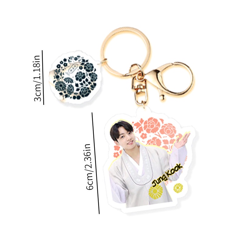 Móc khóa acrylic metagio hình nhóm nhạc BTS