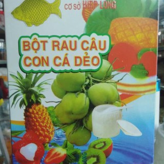 Hộp bột rau câu con cá dẻo