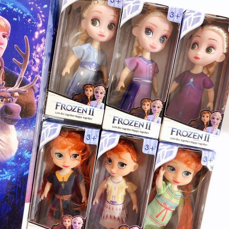 [THANH LÝ] Set 6 búp bê Elsa Anna Frozen 2 Cho Bé