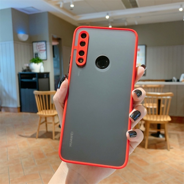 Ốp điện thoại mặt nhám chống sốc chống va đập bảo vệ camera cho Huawei Y7A Y7P Y9 Prime Y6 Pro 2019 Nova 5i Pro 3i 2i