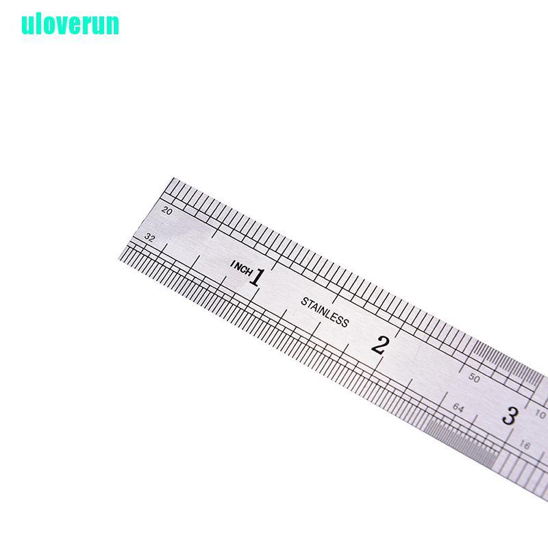 1 Thước Đo Kim Loại Hai Mặt 15cm