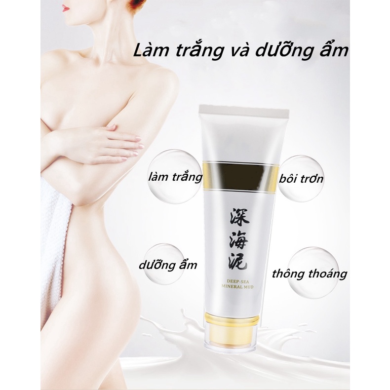 Tẩy da chết toàn thân Kem tẩy tế bào chết dưỡng ẩm Sunblock Skin Body Scrub Pure White Skin Cleansing Kem dưỡng trắng