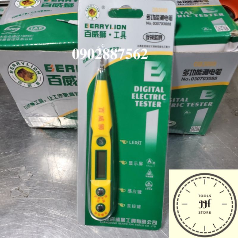 Bút thử điện hiện số BERRYLION DB3088