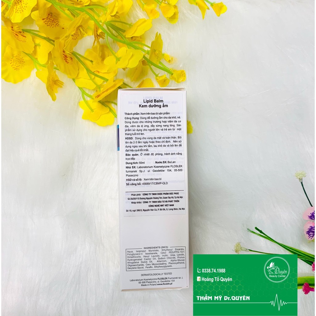 [CHÍNH HÃNG] Kem dưỡng ẩm Floslek Lipid Balm dành cho da khô, nhạy cảm 50ml | BigBuy360 - bigbuy360.vn
