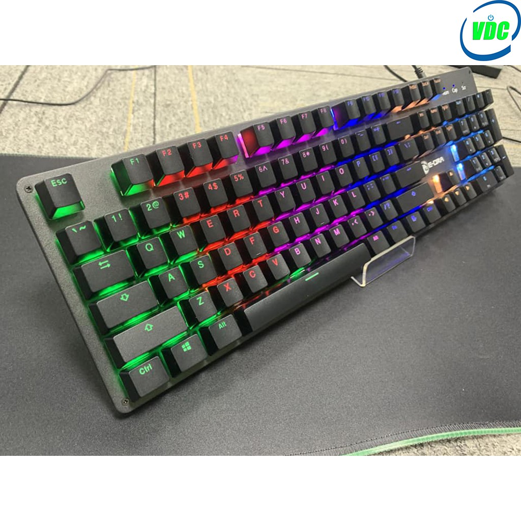 Bàn phím cơ E-DRA EK311 Blue switch - Outemu Switch siêu bền - Keycap ABS Double Shot - Đèn led Rainbow siêu sáng