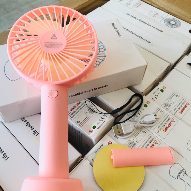Quạt MiNi Cầm Tay có Pin sạc